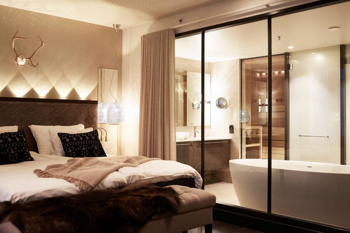 arctic deluxe spa | 1 bedroom, premium bedding, memory-foam beds, minibar