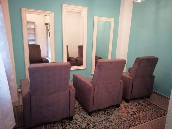 Aromatherapy, facials, massages