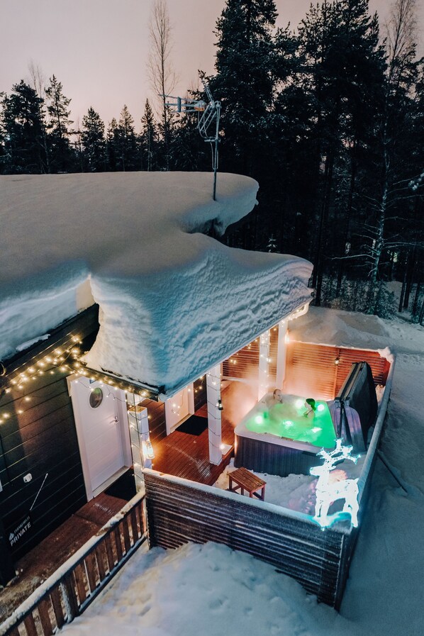 Baignoire à remous extérieure