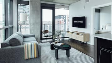Appartement Panoramique, 2 chambres | Coin séjour