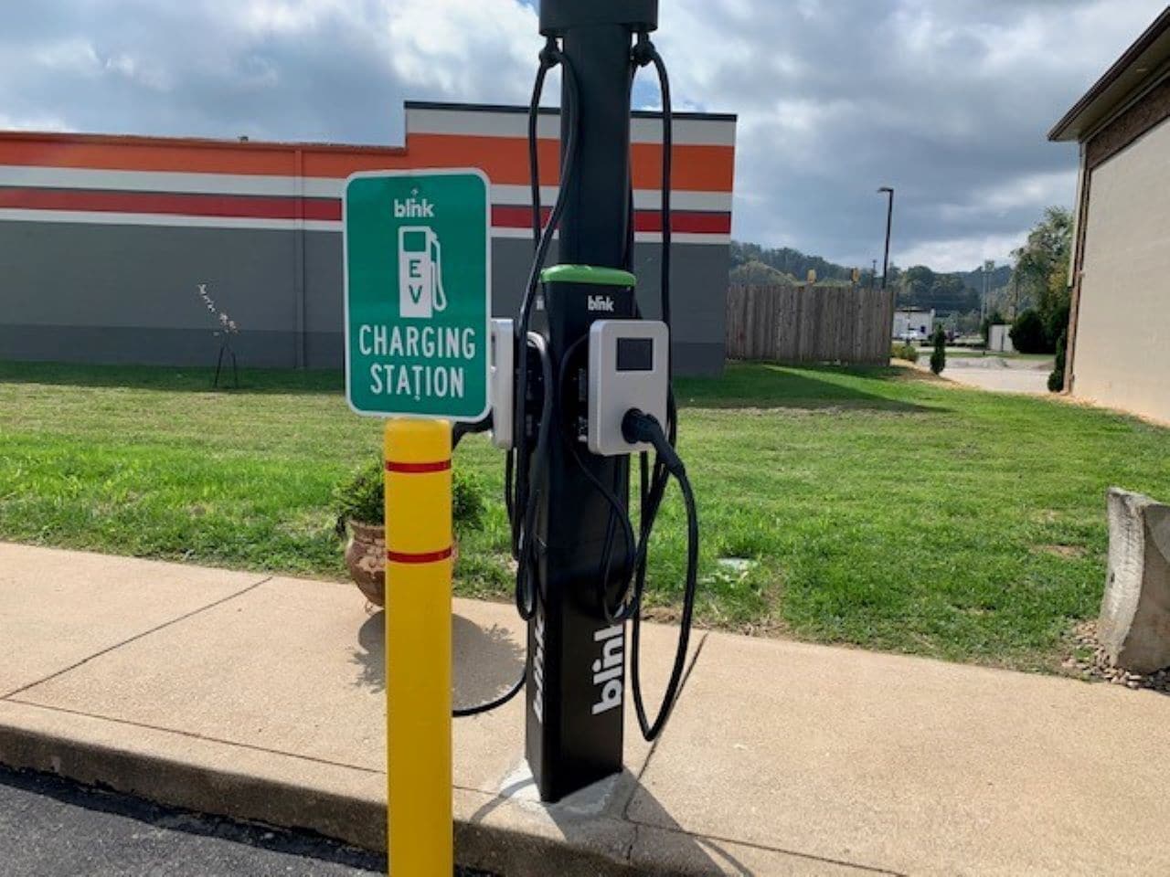 electric vehicle-charging station