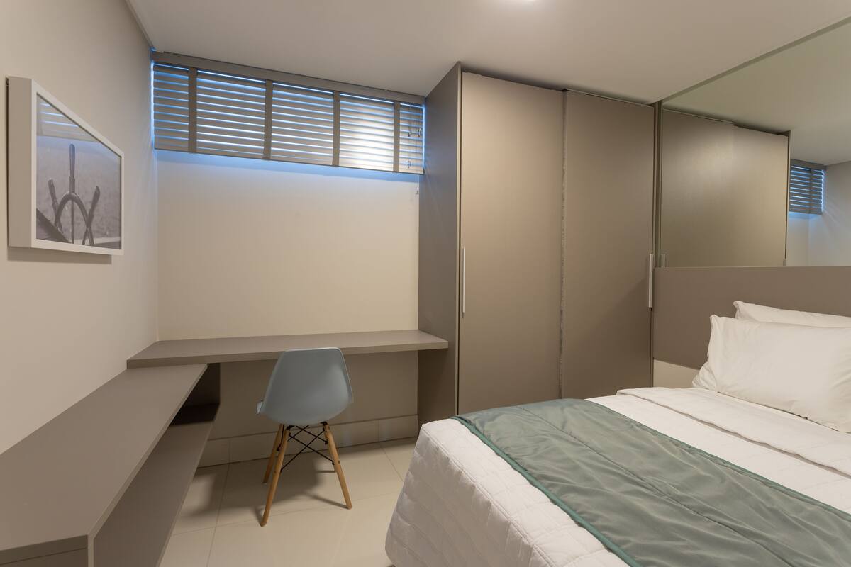 2 camere, biancheria da letto di alta qualità, una cassaforte in camera