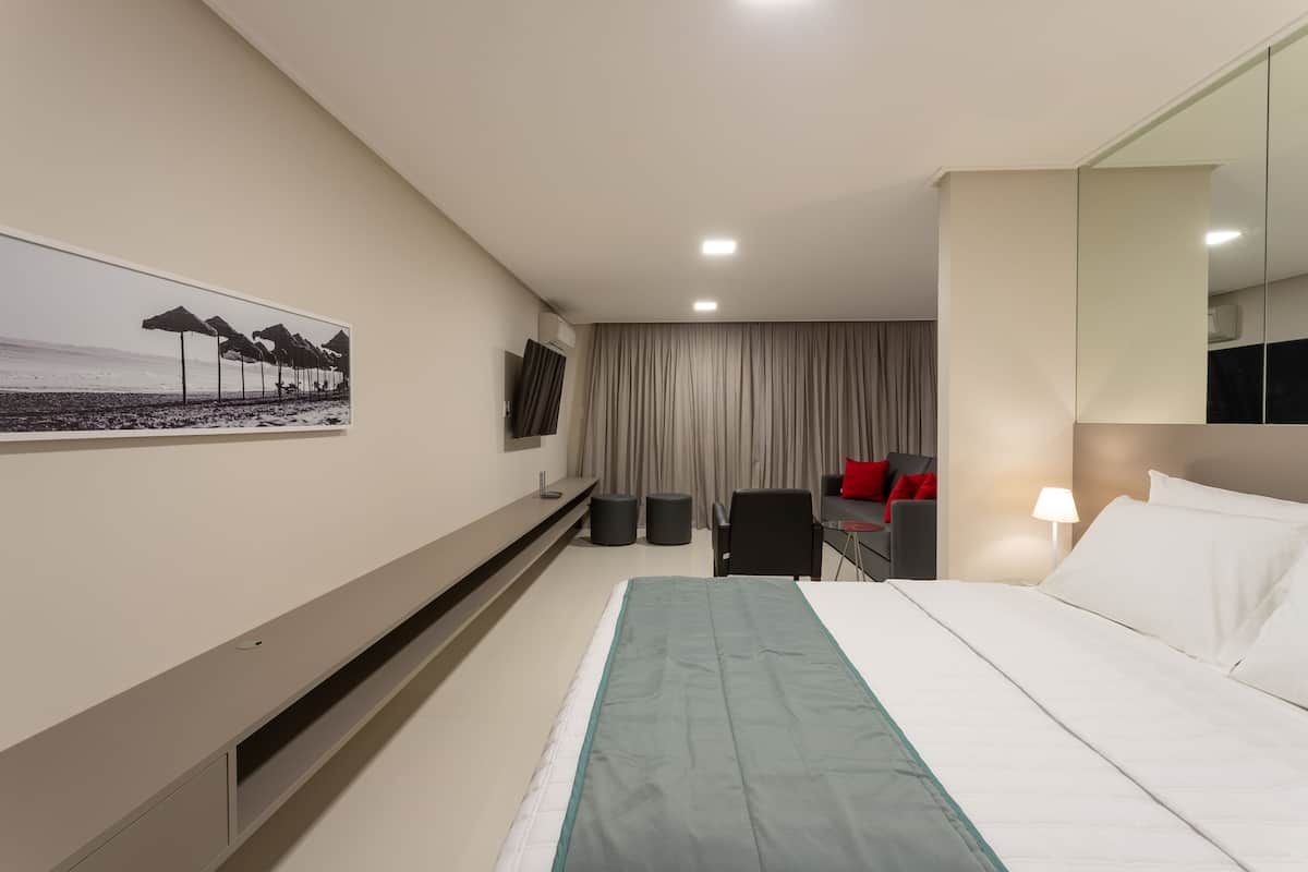 Loft, Vista para o mar Ambiente Único | 2 camere, biancheria da letto di alta qualità, una cassaforte in camera