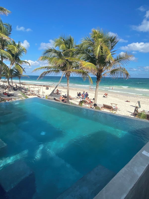 Outdoor pool, open 8:00 AM to 8:00 PM, sun loungers