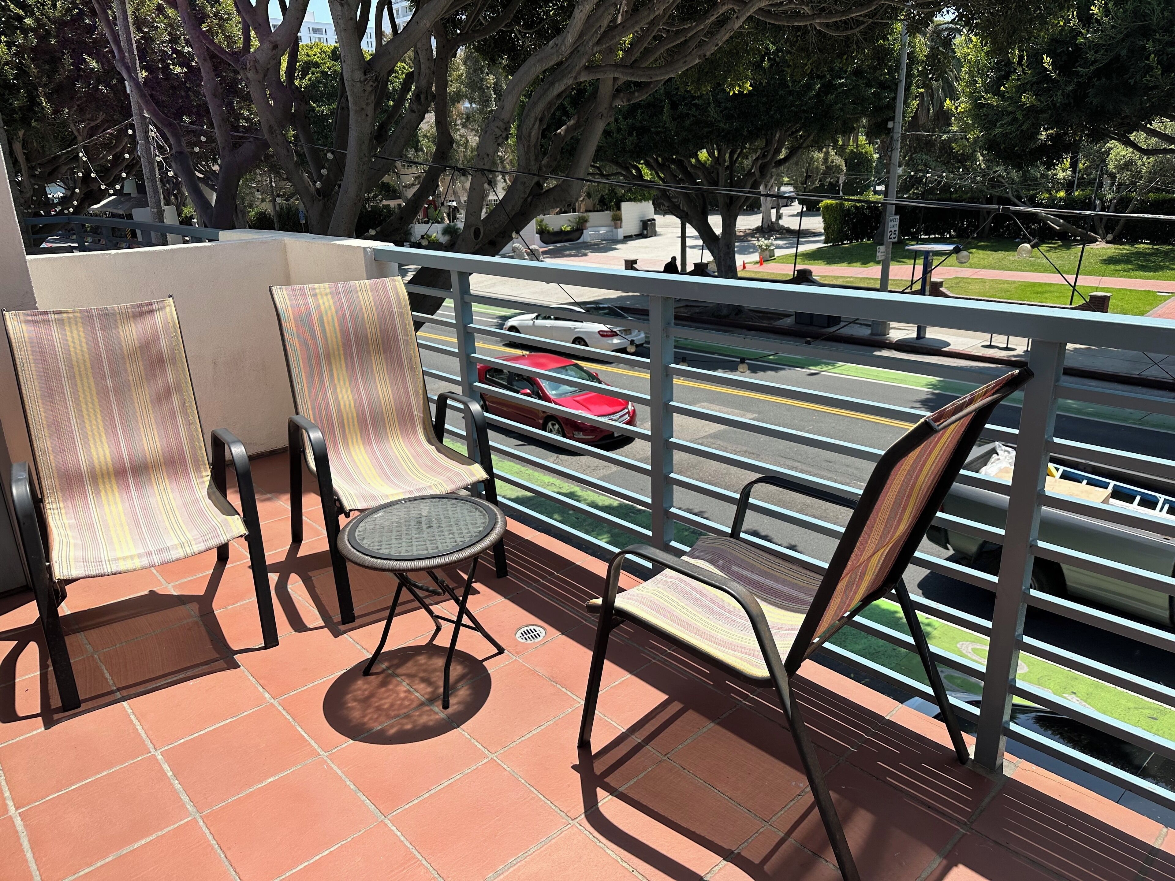 럭셔리 쿼드룸, 킹사이즈침대 1개 및 소파베드, 금연 | 발코니