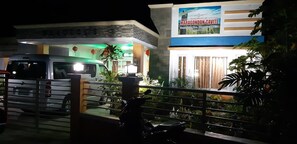 Front of property – evening/night