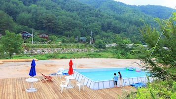 Seasonal outdoor pool