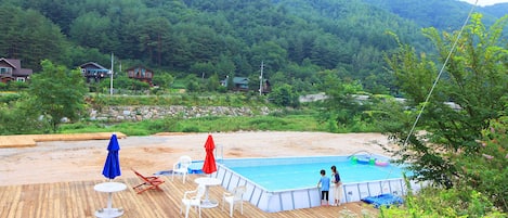 Seasonal outdoor pool