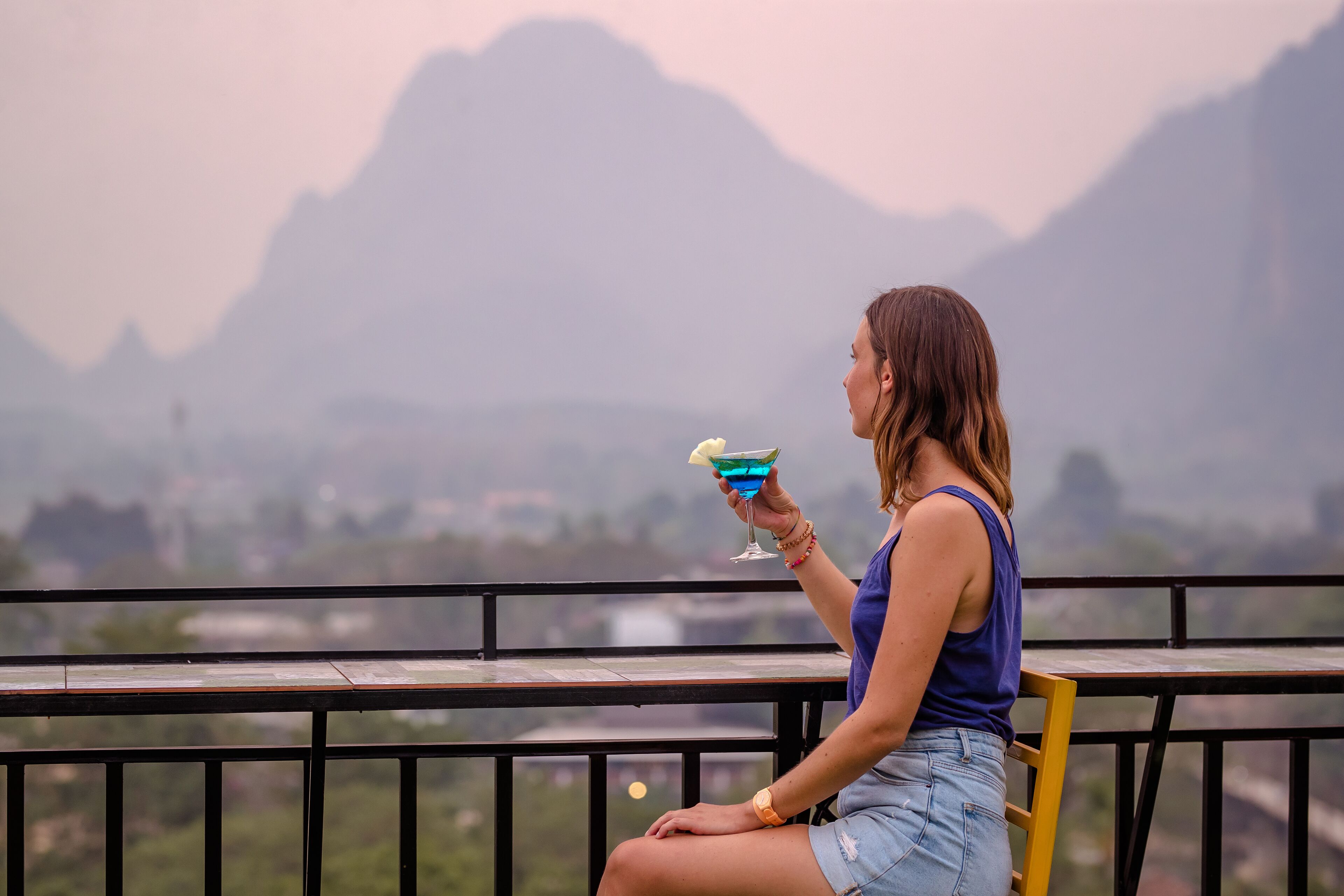 Uitzicht vanuit accommodatie