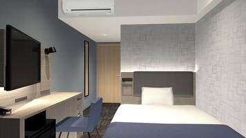 Escritorio, cortinas blackout y wifi gratis