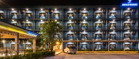 Front of property – evening/night