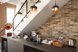 Casa familiar, 2 habitaciones, piscina privada, en la zona del patio | Minibar