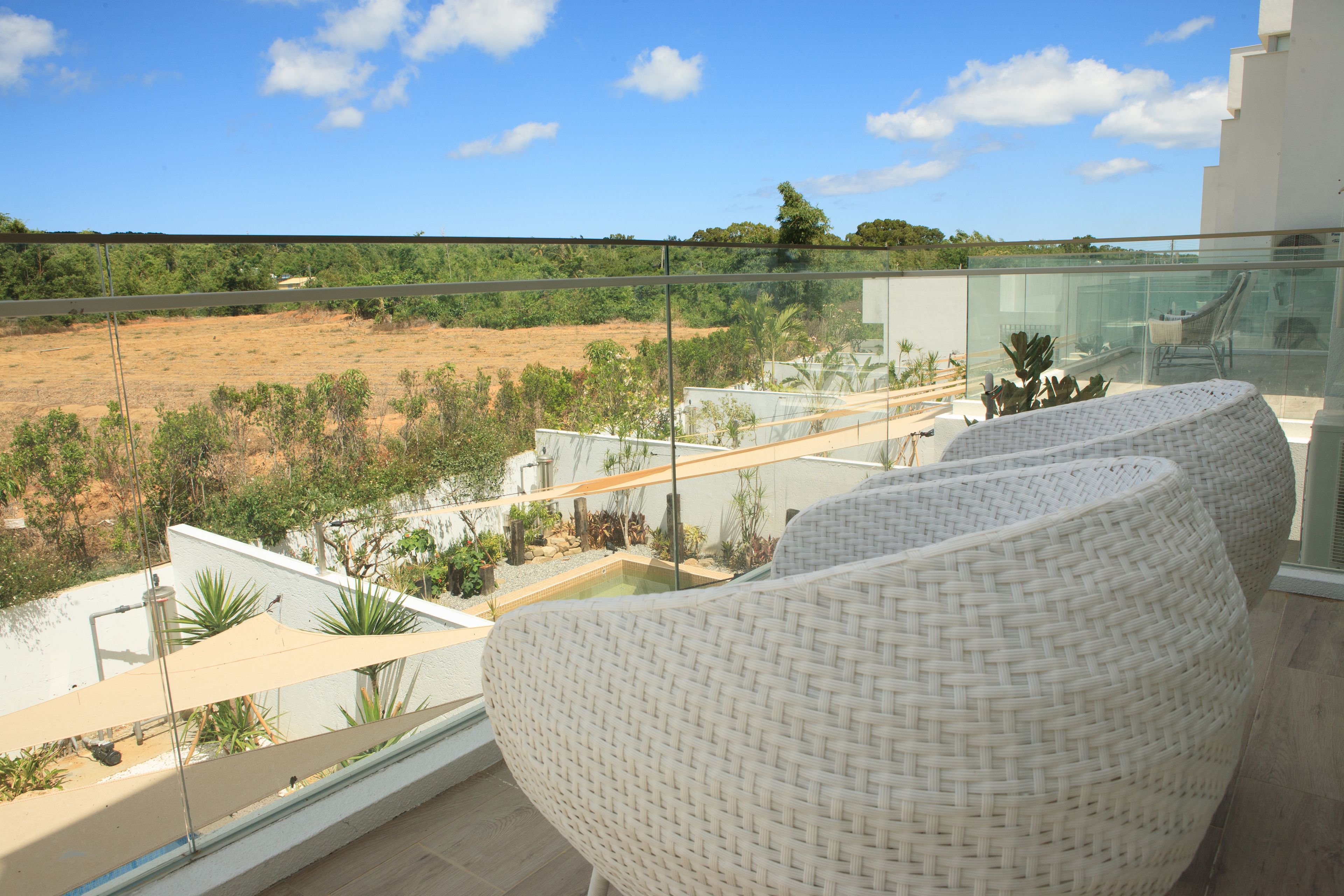 Hus – design, 2 soverom, privat basseng, mellometasje | Terrasse/patio