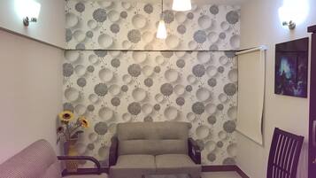 Coin salon dans le hall