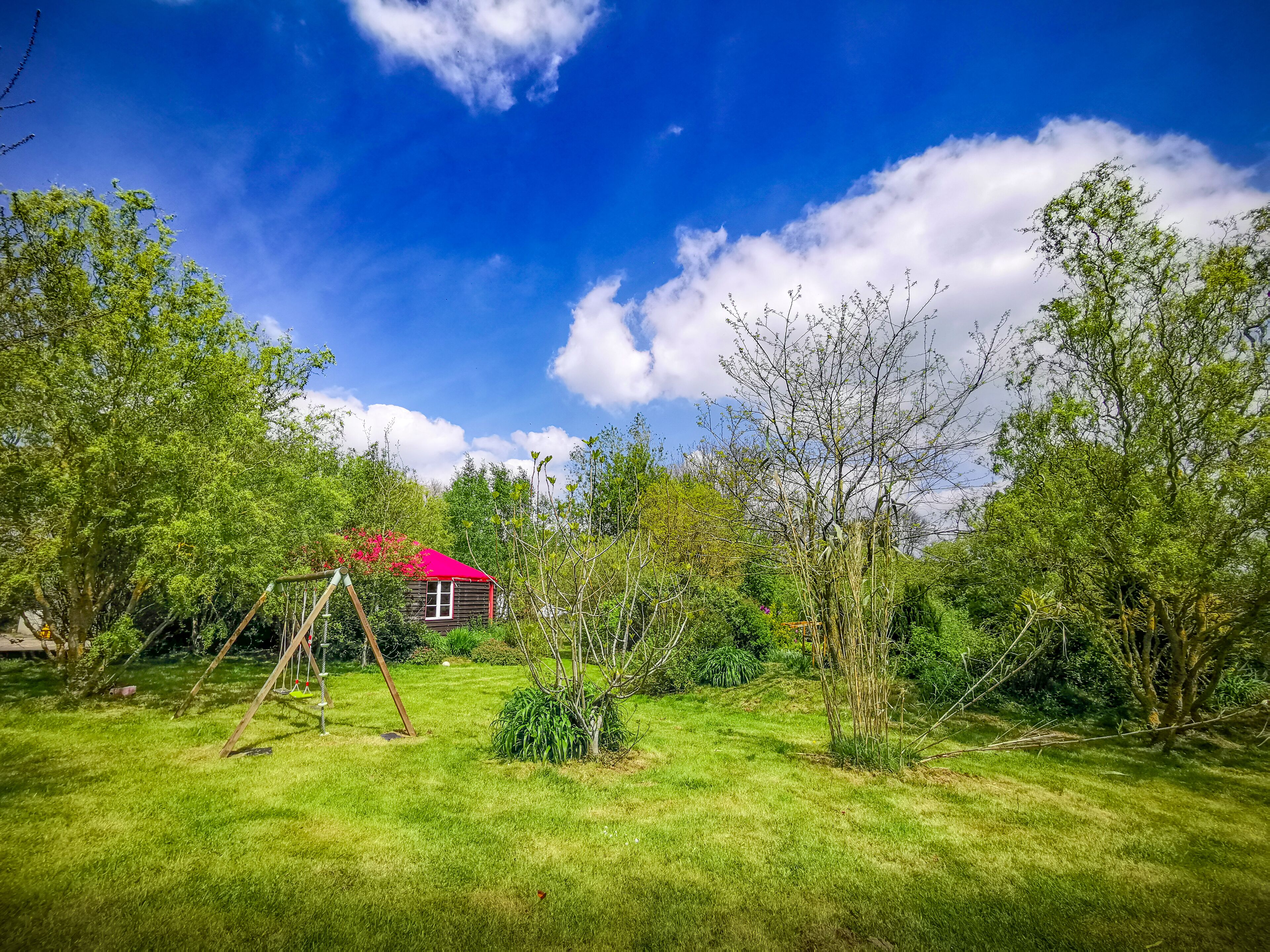 Blick auf den Garten