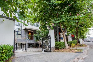 Fassade der Unterkunft