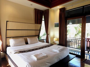 4-Bedroom Pool Villa | 4 bedrooms, individually decorated, blackout curtains, rollaway beds