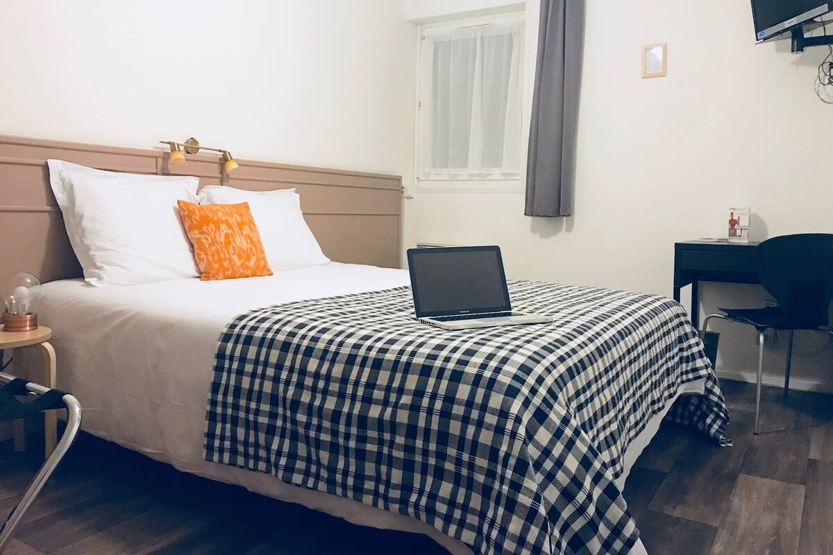 standard double room | blackout curtains, soundproofing, iron/ironing board, free wifi
