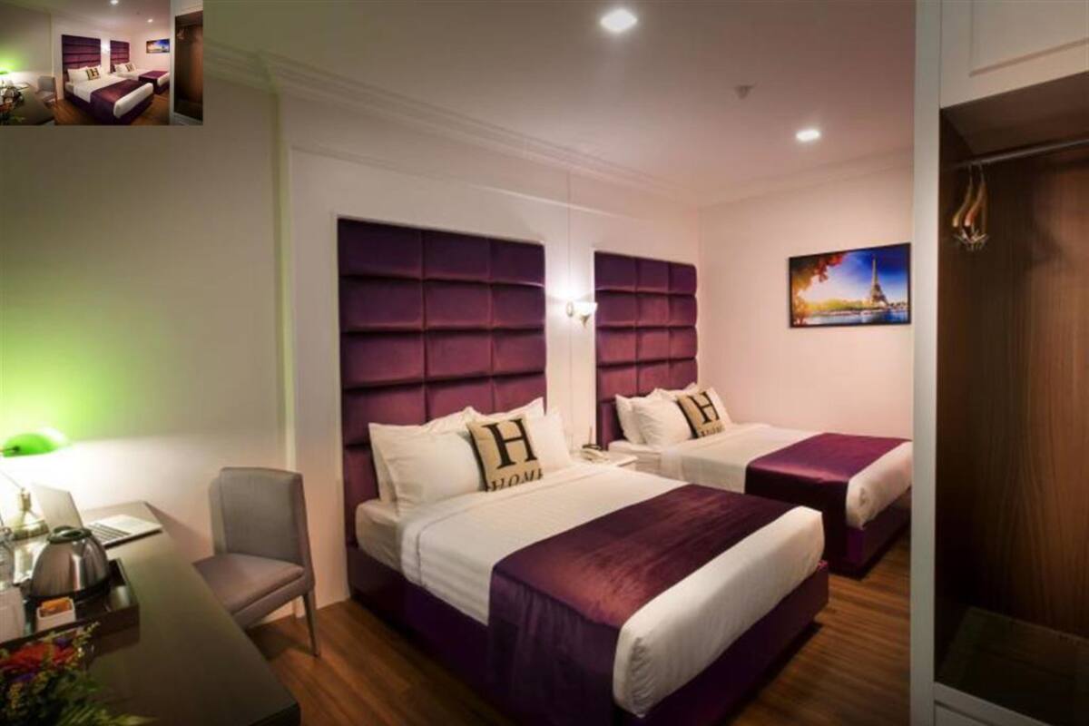 Premier Family Room Without Window  | Desk, iron/ironing board (on request), free WiFi, bed sheets