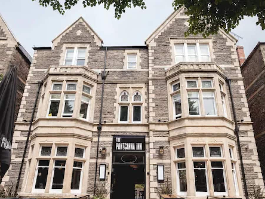 Voorkant van accommodatie