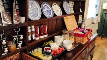 Free daily full breakfast