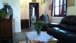 House, 2 Bedrooms (Cuadra) | Living room | Plasma TV - Finca Las Dulces (Guia de Isora)