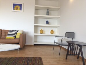 Apartment, 3 Bedrooms, Balcony, City View | Living area | Flat-screen TV, DVD player - LV Premier Marques - MQ2 (Porto)