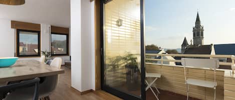 Appartement, 3 chambres, balcon, vue ville | Balcon