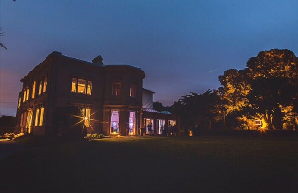 Front of property – evening/night