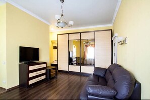2 bedrooms, individually furnished, desk, laptop workspace