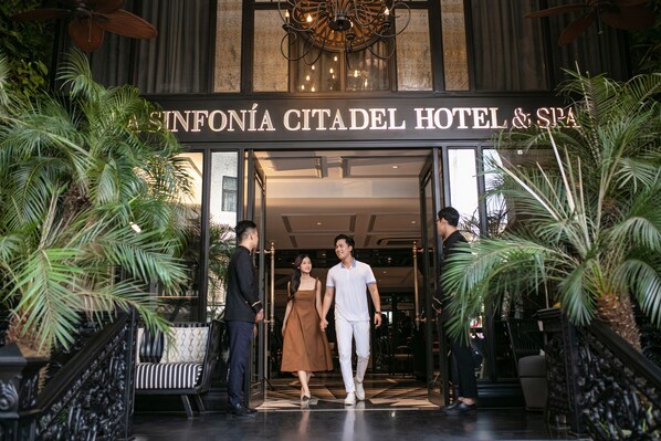 Façade de l’hébergement