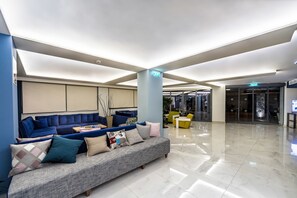 Sitteområde i lobbyen