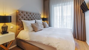 Deluxe tweepersoonskamer, privébadkamer | Geluiddichte muren, gratis wifi