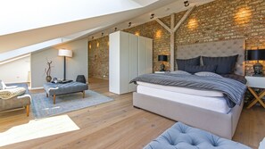 复式房, 私人浴室, 花园景观 | 隔音、免费 WiFi