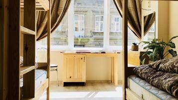 Basic Quadruple Room (2 Bunk Beds) | Free WiFi, bed sheets