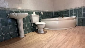 Free toiletries, hair dryer, towels