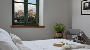 Departamento de lujo, 1 habitación (Panoramic Acropolis View) | Escritorio, cortinas blackout y insonorización