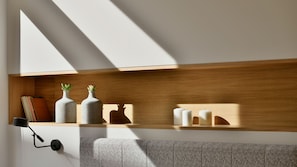 Suite, Ground Floor (Downtown External Entrance) | Desk, blackout curtains, soundproofing, iron/ironing board - Thission Luxury Homes & SPA by K&K (Athens)