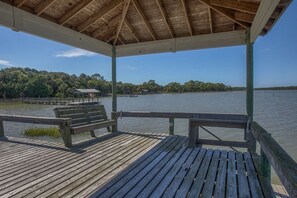 House, Multiple Beds (Camp Palms @ Indian Pass) | Dock - Camp Palms Indian Pass 2 Bedroom Apartment (Port St. Joe)
