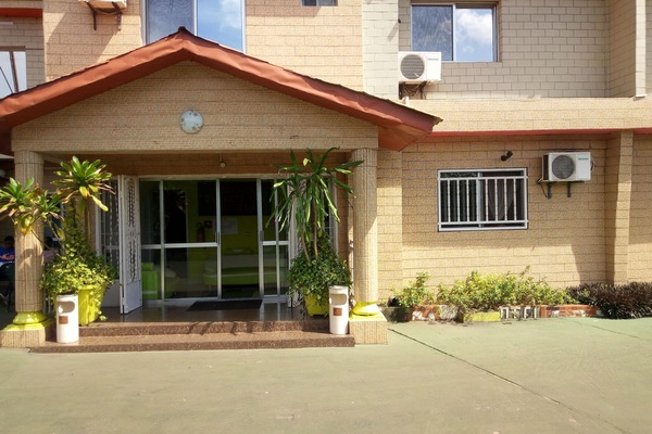 Voorkant van accommodatie