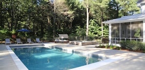 Seasonal outdoor pool