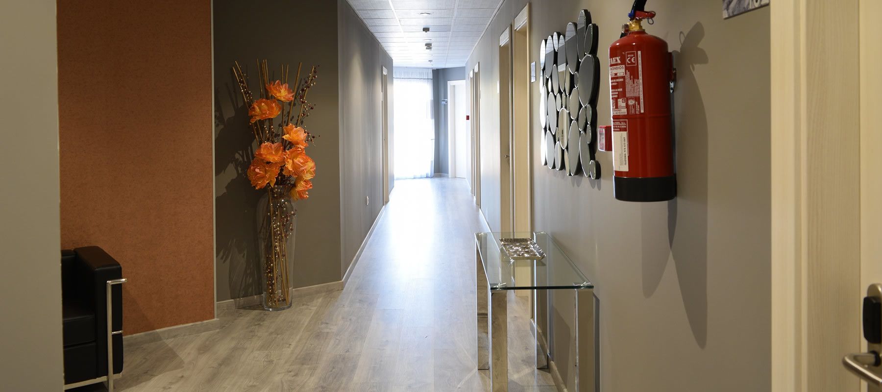 Interior entrance