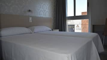 Desk, free cots/infant beds, free WiFi, bed sheets