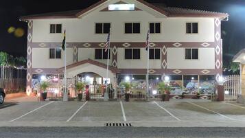 Front of property – evening/night