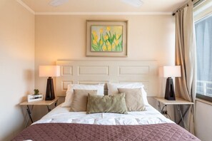 公寓, 2 間臥室, 2 間浴室 (A8) | 埃及棉床單、高級寢具、羽絨被、Tempur-Pedic 床墊