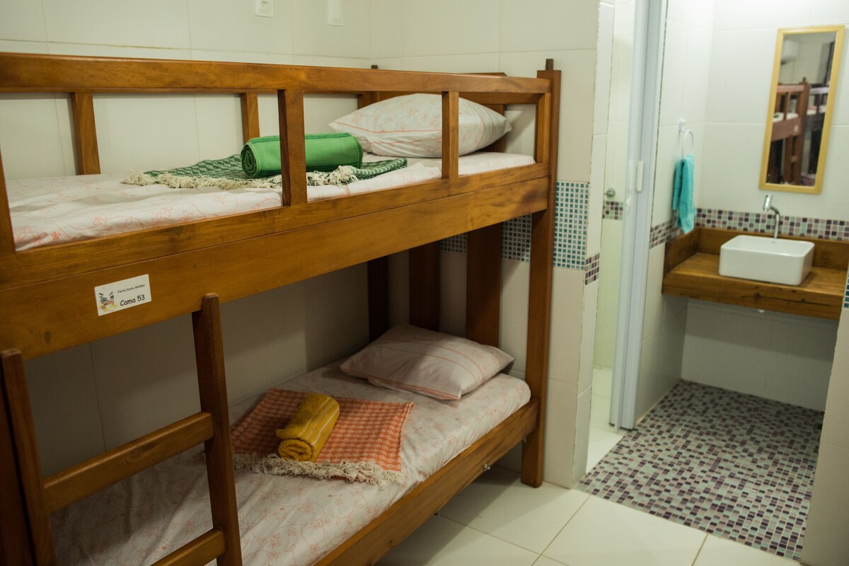 Forte de Santo Antonio - varanda - a/c  e  banheiro no quarto (quarto feminino) | Quang cảnh từ phòng
