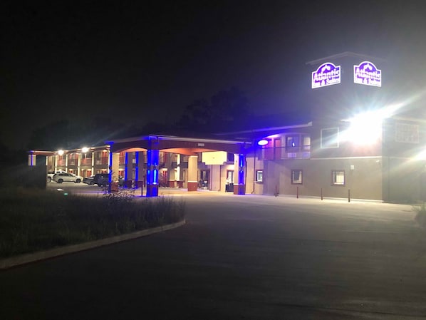 Front of property – evening/night