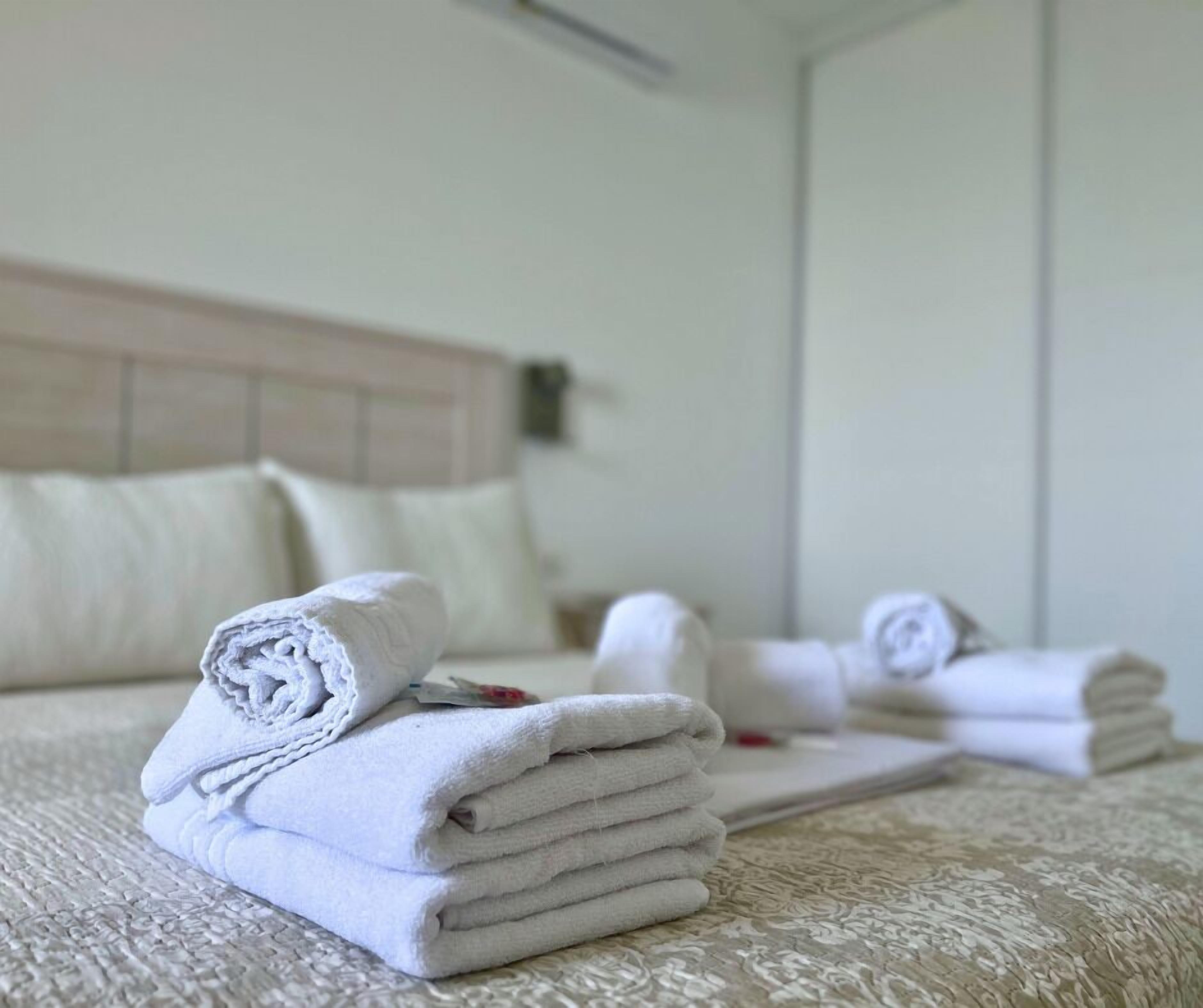 Blackout curtains, iron/ironing board, free WiFi, bed sheets