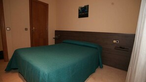 Blackout curtains, free WiFi, bed sheets