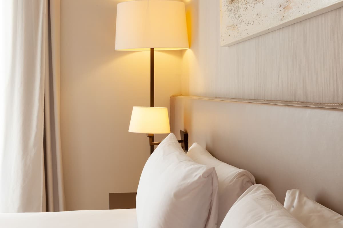 double room | 1 bedroom, in-room safe, desk, laptop workspace